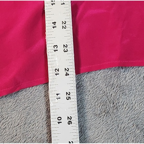 Balenciaga Blouse Womens 10 Pink Silk Paris Hong Kong 80's Vintage - Picture 5 of 5